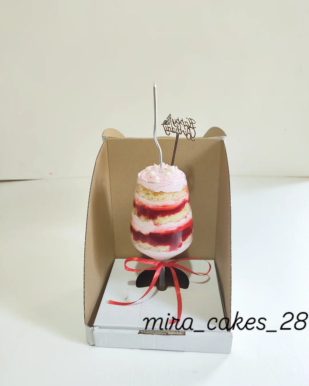 Classic White Wedding Cake - Front View